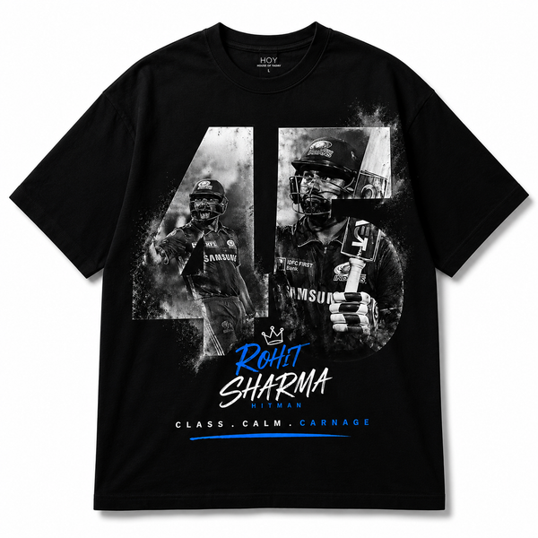Hitman 45 Oversized T-Shirt – Cricket Legend Edition